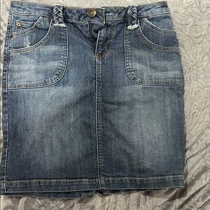 Arizona Jean Company Blue Denim Mini Skirt
